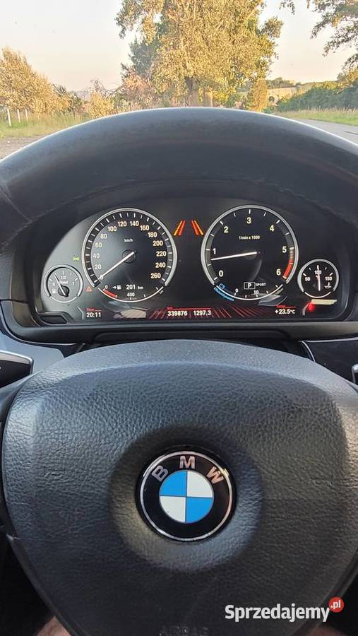 Bmw 530d f11 head up asystent pasa brazowa skora Seria 5 Gostyń
