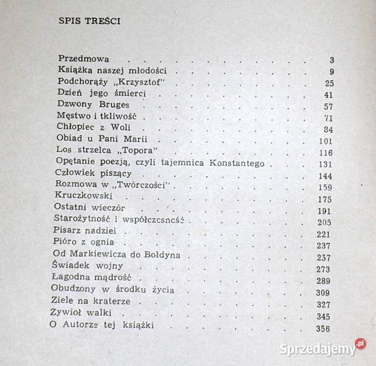 Sylwetki polskich pisarzy współczesnych L M Chełm sprzedam