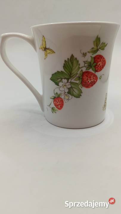 Kubek ceramiczny Queens z uroczymi truskawkami Zamość