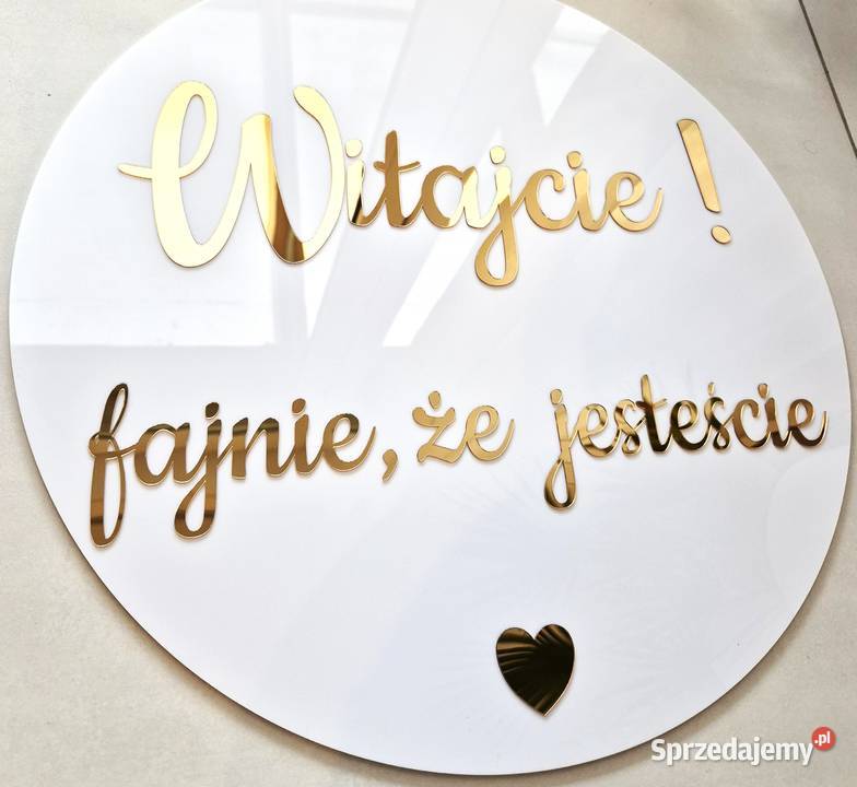 Tablica powitalna Witamy Pozostałe Częstochowa sprzedam