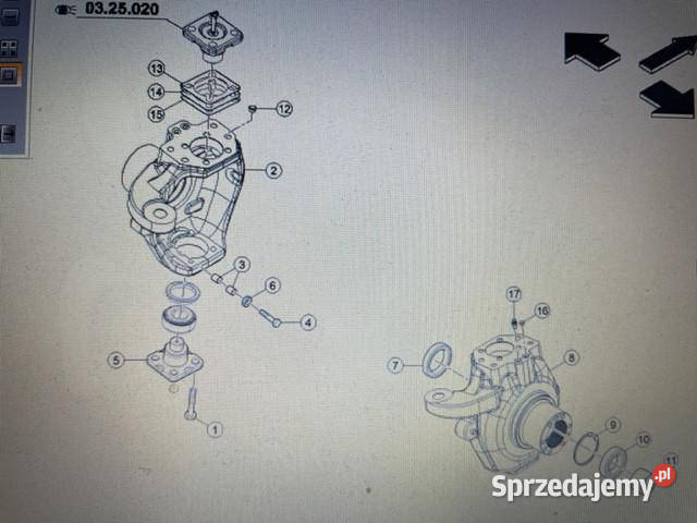 Carraro 2555s części Jastrzębniki