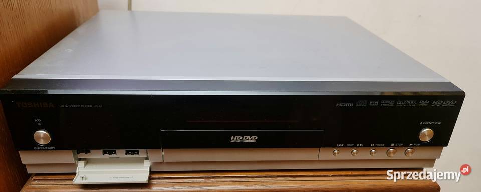 Toshiba HD DVD A1 + pilot + konwerter napięcia