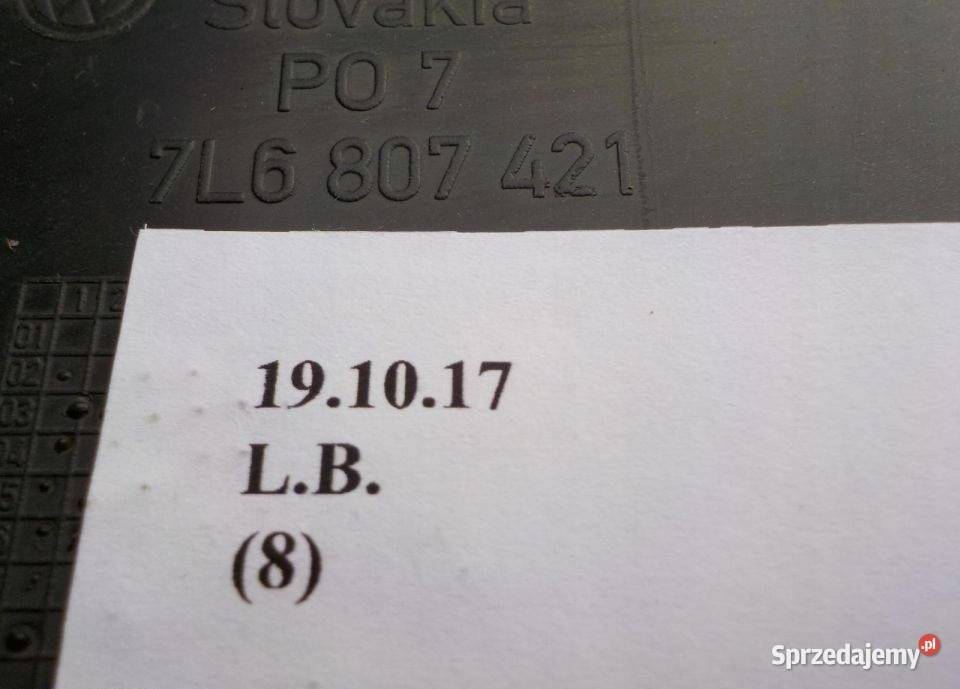 ZDERZAK TYŁ TYLNY 7L6807421 VOLKSWAGEN TOUAREG Nowy Tomyśl
