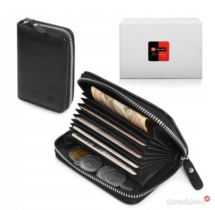 Portfel Etui Organizer na karty Pako Jeans Mały Kraków