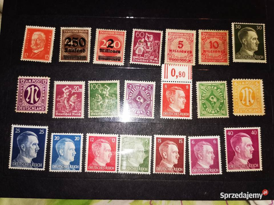 Znaczki niemieckie zestaw 1 Filatelistyka