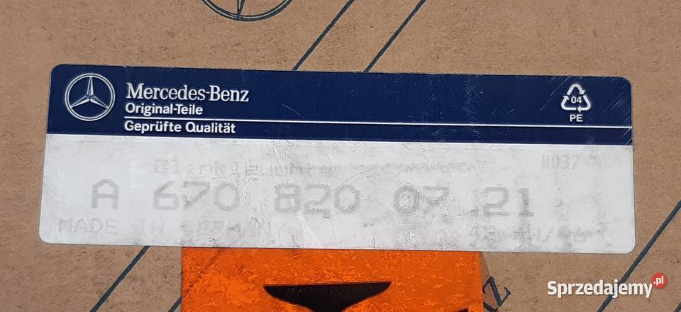 KIERUNKOWSKAZ LEWY PRZÓD MERCEDES VARIO Mielęcin