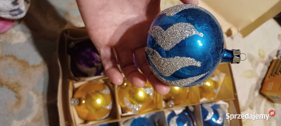 bombki PRL w oryg kartonie tukace i 2 serca inny kolor Poznań sprzedam