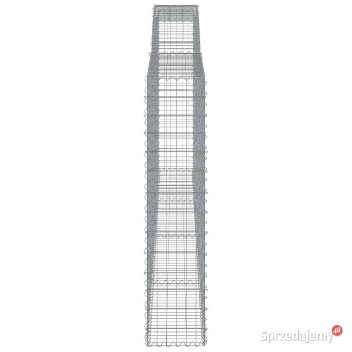 Łukowaty kosz gabionowy 400x30x140160 Pozostałe Warszawa