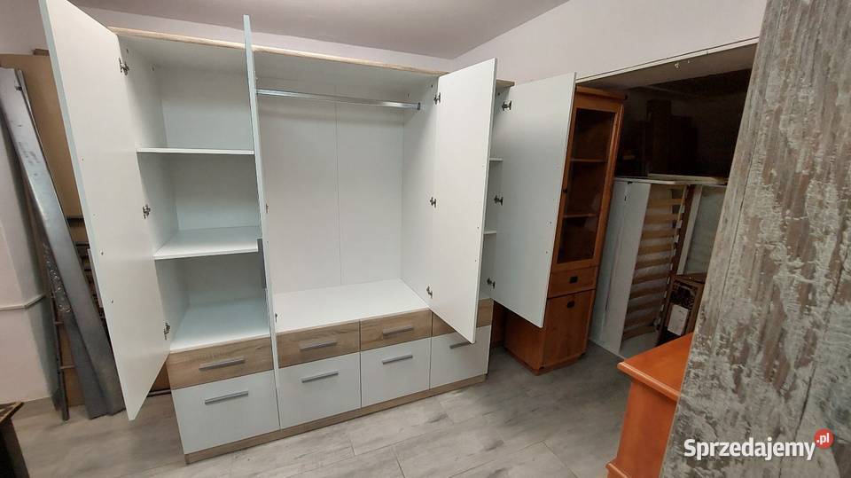 Szafa Box 4d8s 180 z lustrami 55cm Poznań