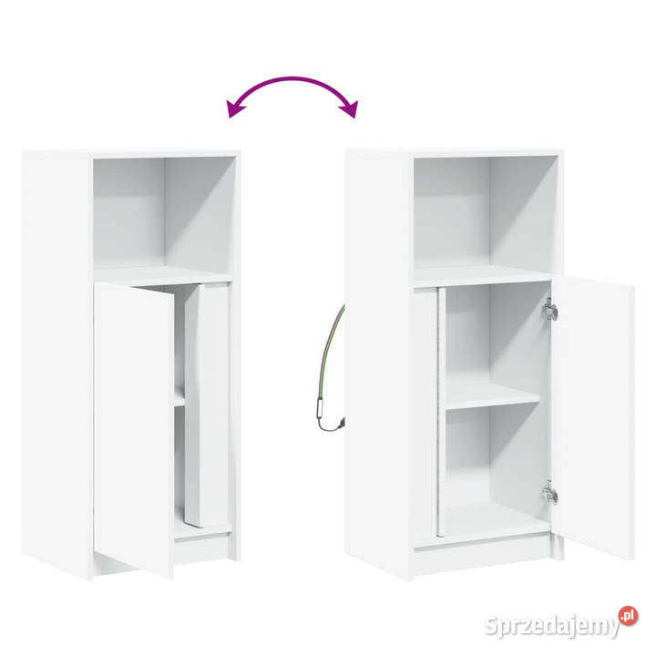 Szafka z LED biała 425x34x100 materiał Warszawa sprzedam
