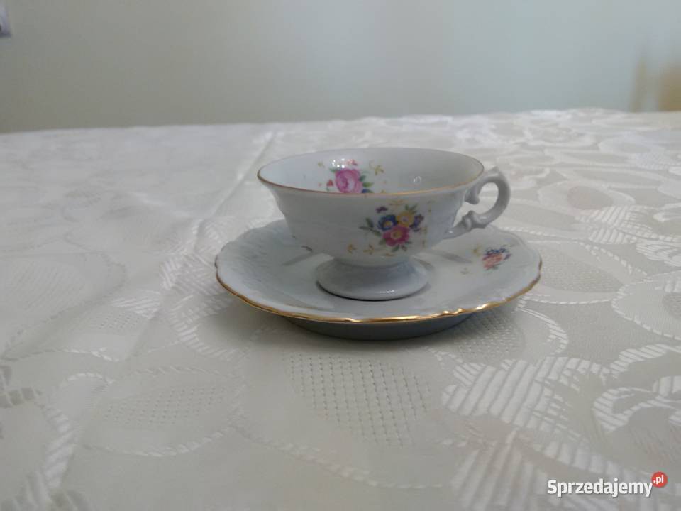 Serwis kawowy porcelana Wałbrzych Ceramika i szkło