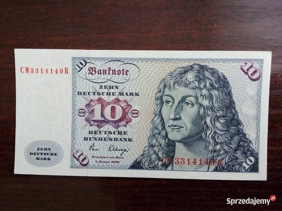 Banknot 10 marek Niemcy Płońsk