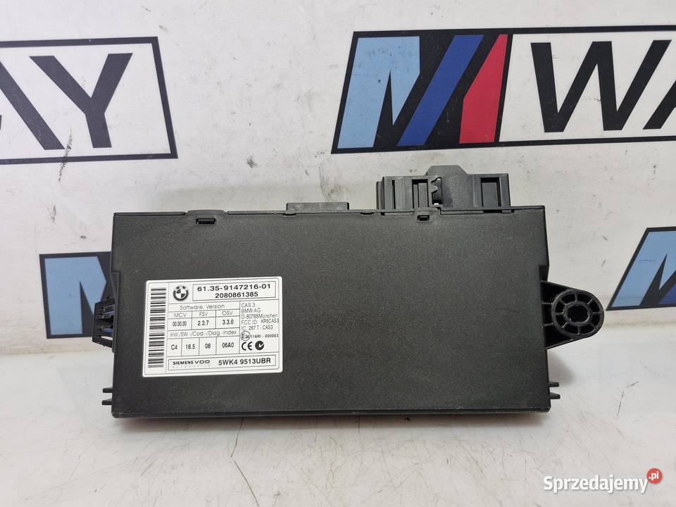 9147216 BMW E60 E61 MODUŁ STEROWNIK CAS