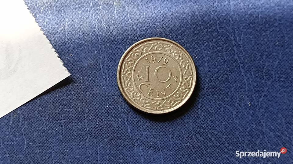 Stare monety 10 cent 1979 Surinam Lesko