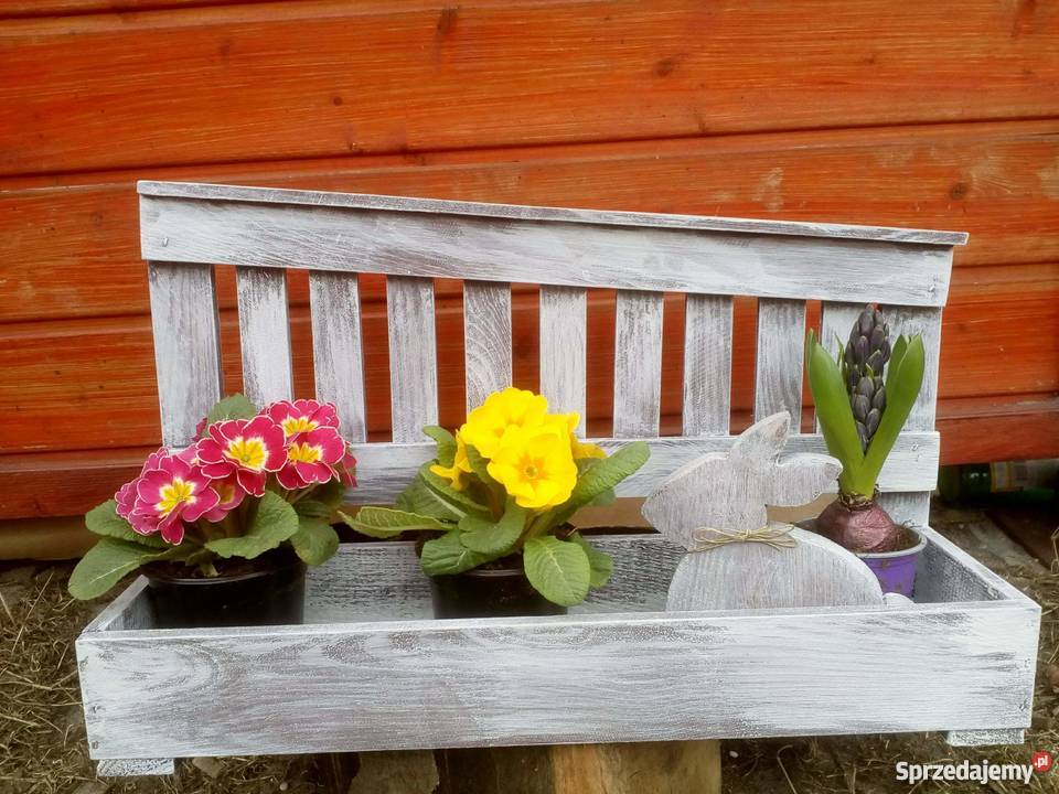 Donica drewnianaBalkon taras ogród Grodziec sprzedam
