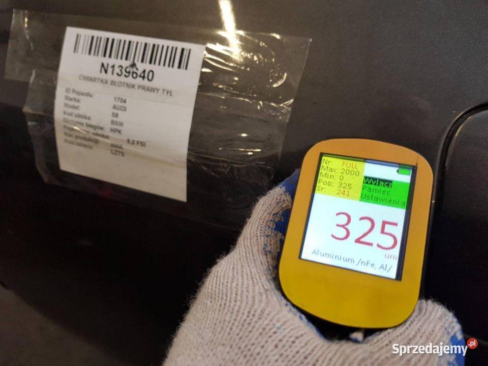 ĆWIARTKA BŁOTNIK PRAWY TYŁ S8 D3 LZ7S osobowe Pozostałe Lipno sprzedam