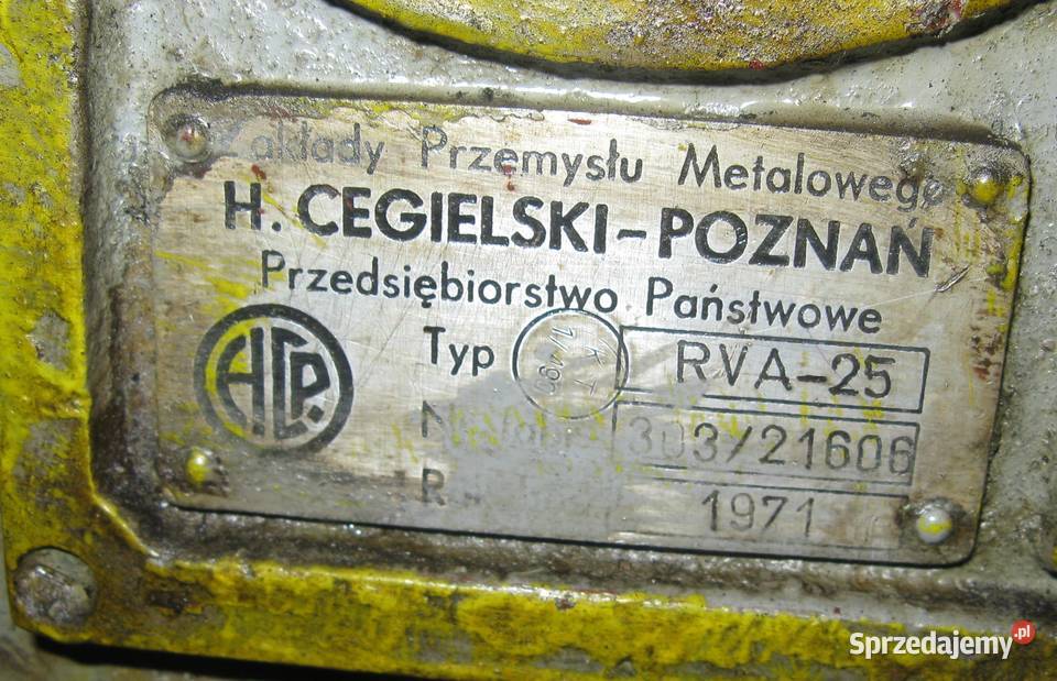 Tokarka rewolwerowa RVA25 H Cegielski 1971 r