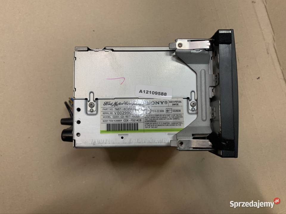 7M5T18C939 Radio fabryczne Sony Ford c focus mk2