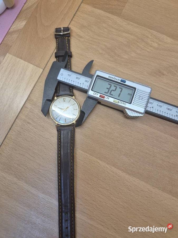 Zegarek vintage JUVENIA Linen Dial Cal 611 Chorzów