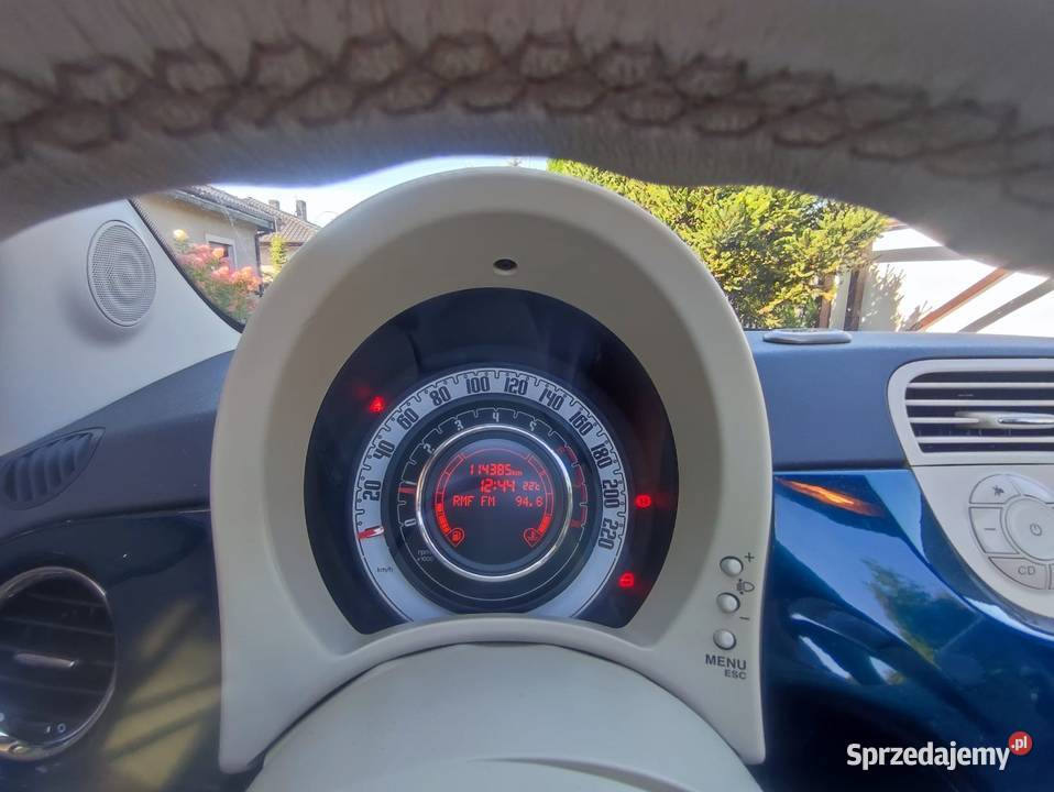Fiat 500 Cabrio 12 benzyna 69 2013 r wielkopolskie Środa Wielkopolska