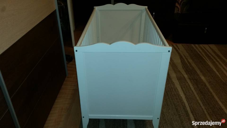Łóżeczko Hensvik łożko dziecięce białe mazowieckie