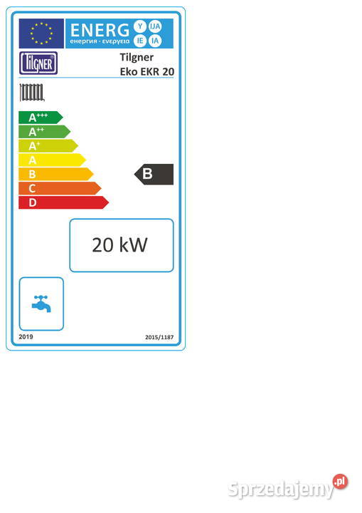 Kocioł Tilgner 20 kW ECO EKR 5 klasa ekogroszek Piece i kominki Golub-Dobrzyń sprzedam