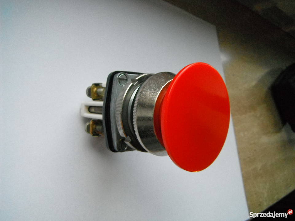 Przycisk grzybek NEFDen 25A 500V Nowe mazowieckie Chlewiska