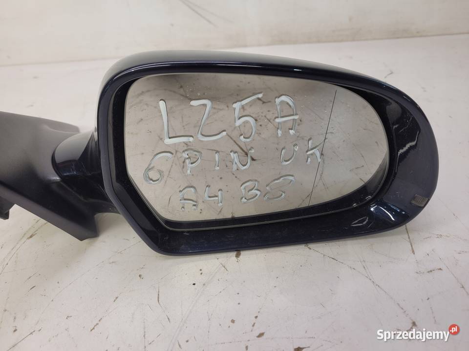 LUSTERKO PRAWY PRZÓD AUDI A4 B8 LZ5A UK 6 PIN Przystajń sprzedam