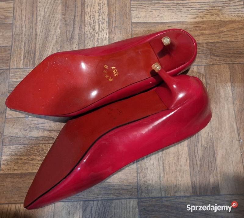 Nowe czerwone szpilki 23.5cm Warszawa