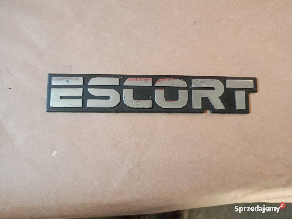 Emblemat ESCORT For Escort oryginał Gorzów Śląski