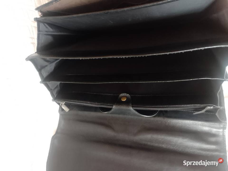 Real Leather Skórzana teczka aktówka torba do małopolskie