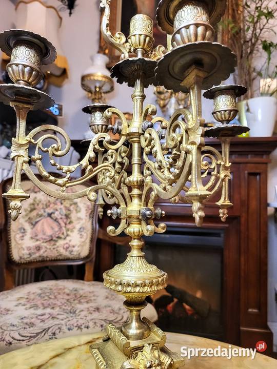 Świecznik kandelabr Kalisz wielkopolskie