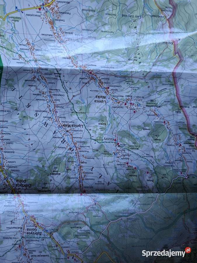 Beskid Śląski i Żywiecki mapa turystyczna 150 Kraków