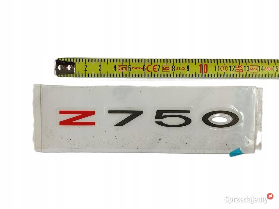 NAKLEJKA Z750 NA BAK KAWASAKI ZR750L7F ZR750M7F Emblematy