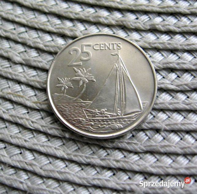 Bahama 25 Cent 2015r Ładna Numizmatyka wielkopolskie