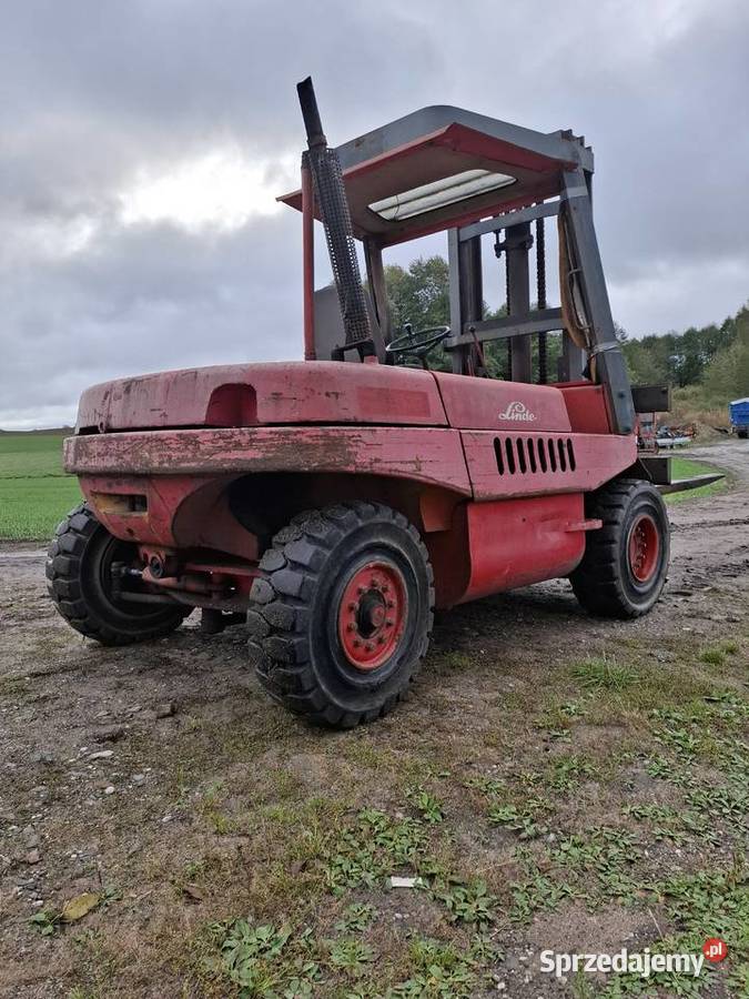 Wozek widlowy linde h 70 d 60 50 40 diesel Bobowo
