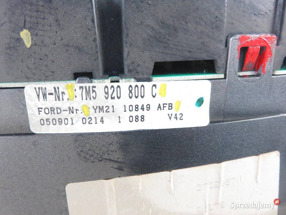 LICZNIK FORD GALAXY I 20 i 7M5920800C