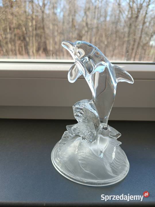 Kryształowa figurka delfina Gorlice