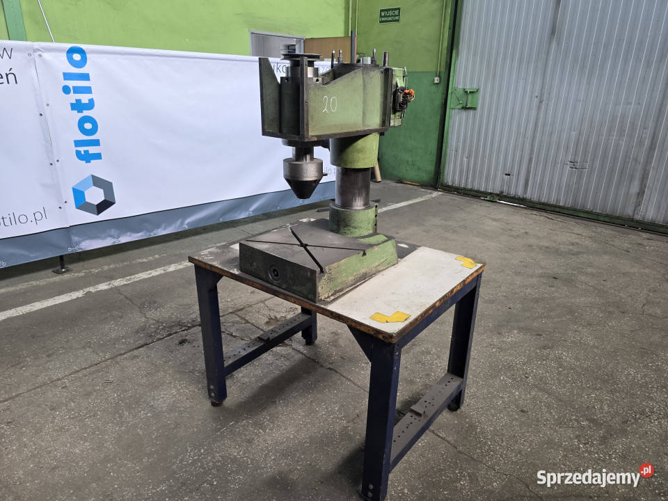 Nitownica radialna BRCKER ze stołem 20 pełny VAT Trkusów