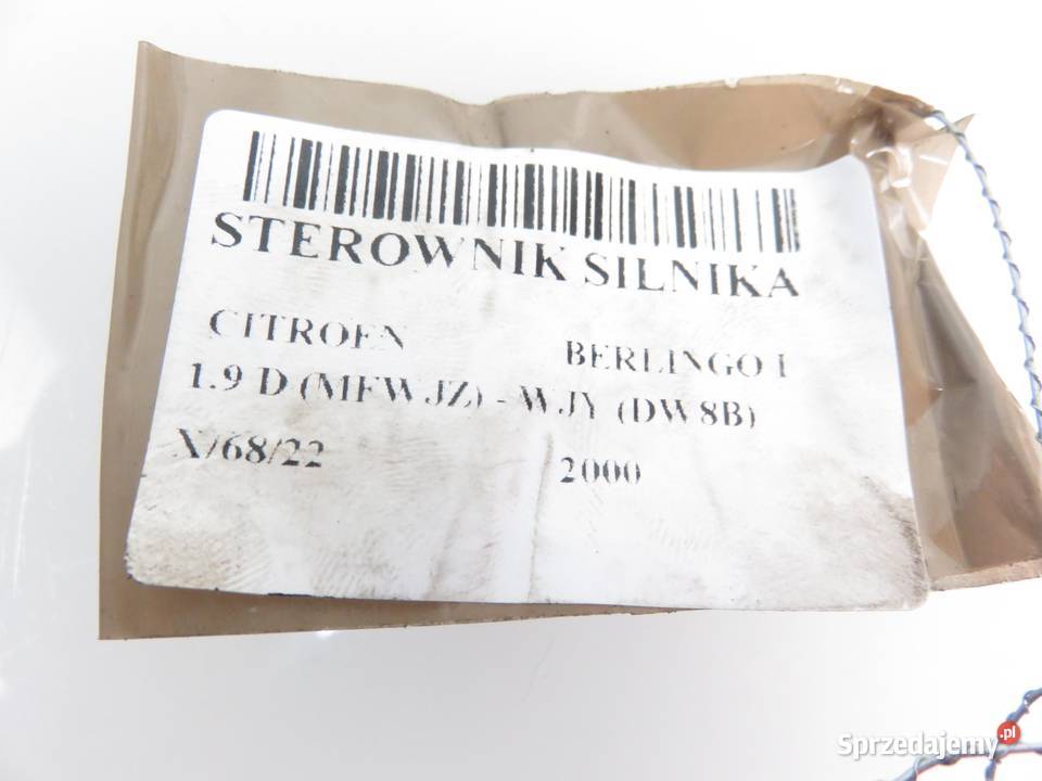 STEROWNIK CITROEN BERLINGO I 19 D 9642414780 osobowe sprzedam
