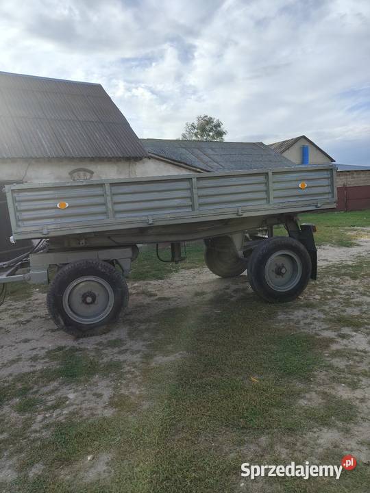 Przyczepa wywrotka d47 w oryginale Agromasz łódzkie Kuźmy sprzedam