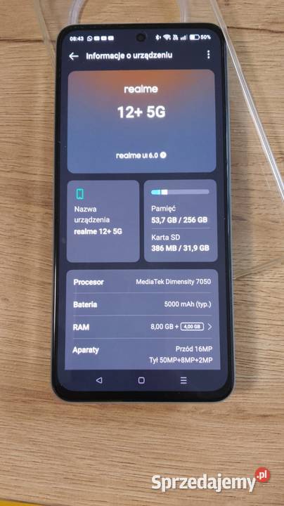 Sprzedam telefon realme 12 dolnośląskie Świdnica sprzedam