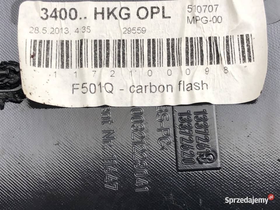 KLAMKA KLAPY TYŁ OPEL ASTRA J 13372619 Hatchback Części samochodowe