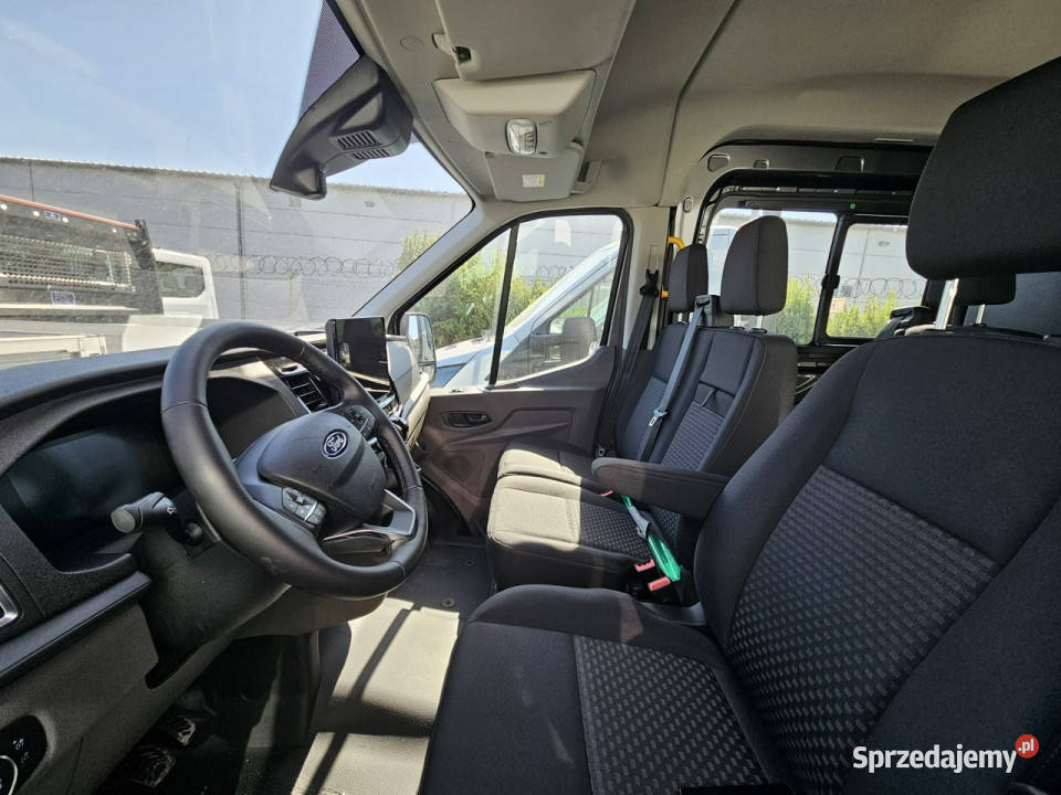 Ford Transit Skrzynia fabryczna 3200x2100 Hak elektryczne lusterka Samochody dostawcze Szczecinek