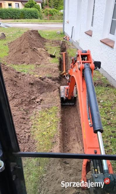 Ziemia KOPARKA Prace ziemne Kopanie stawów