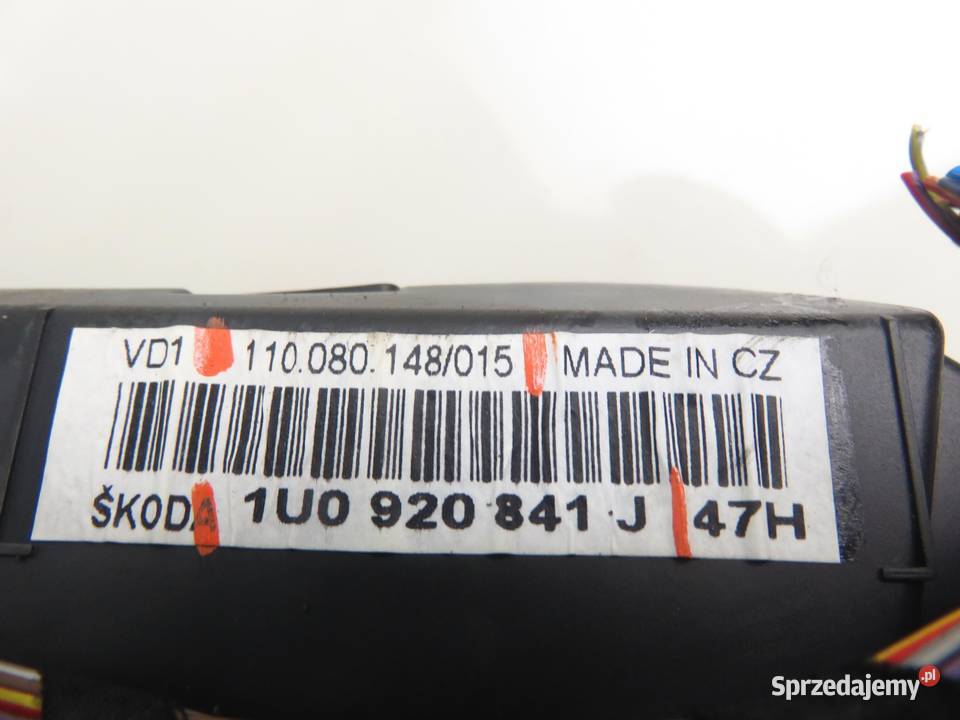 LICZNIK SKODA OCTAVIA I 19 TDI 1U0920841J