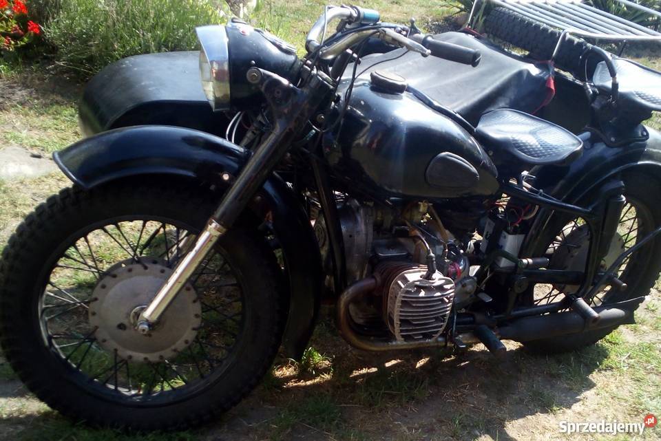 Sprzedam motor z wózkiem bocznym k750 Poznań