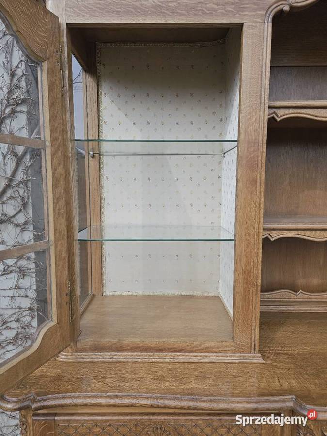 Stylowa komoda ludwikowska z nadstawką 225cm Brójce