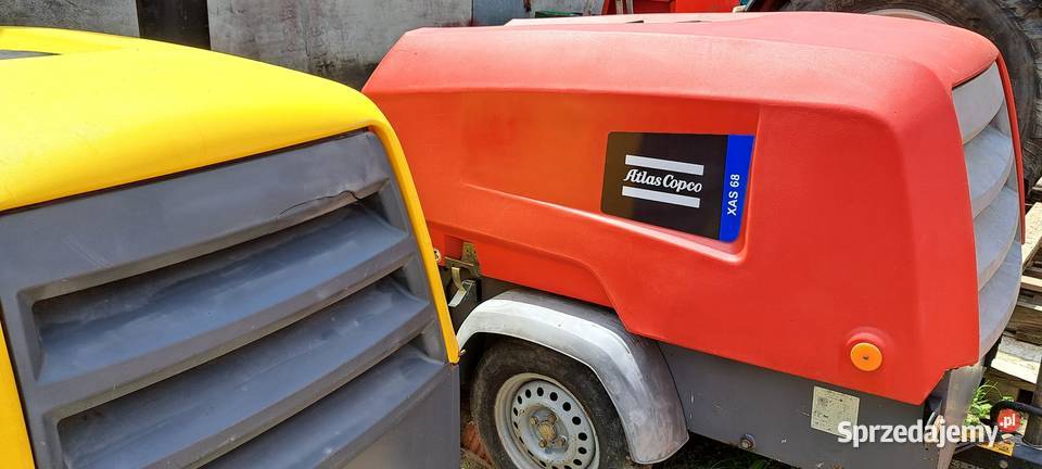 Sprężarka kompresor Atlas Copco XAS 68 Sitowiec