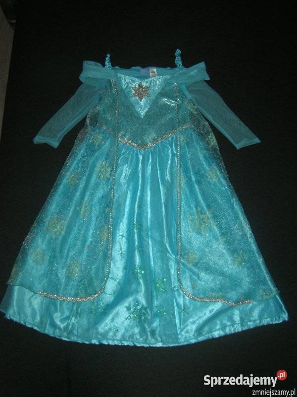 Strój kostium przebranie ELSA Kraina Lodu Frozen Sukienki i spódniczki Siedlce sprzedam